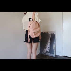 Rebecca Minkoff pink backpack mini